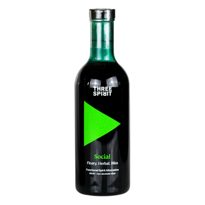 Three Spirit Social Elixir alcohol free spirit in a 50cl bottle