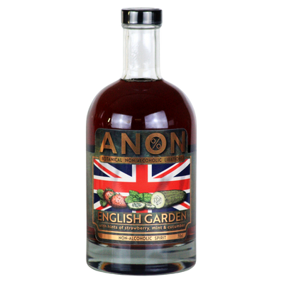 ANON English Garden alcohol free summer cup in a 70cl bottle