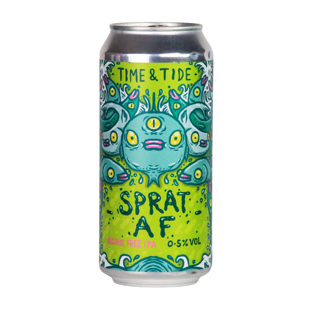 Time & Tide Brewing Sprat AF alcohol free IPA in a 440ml can