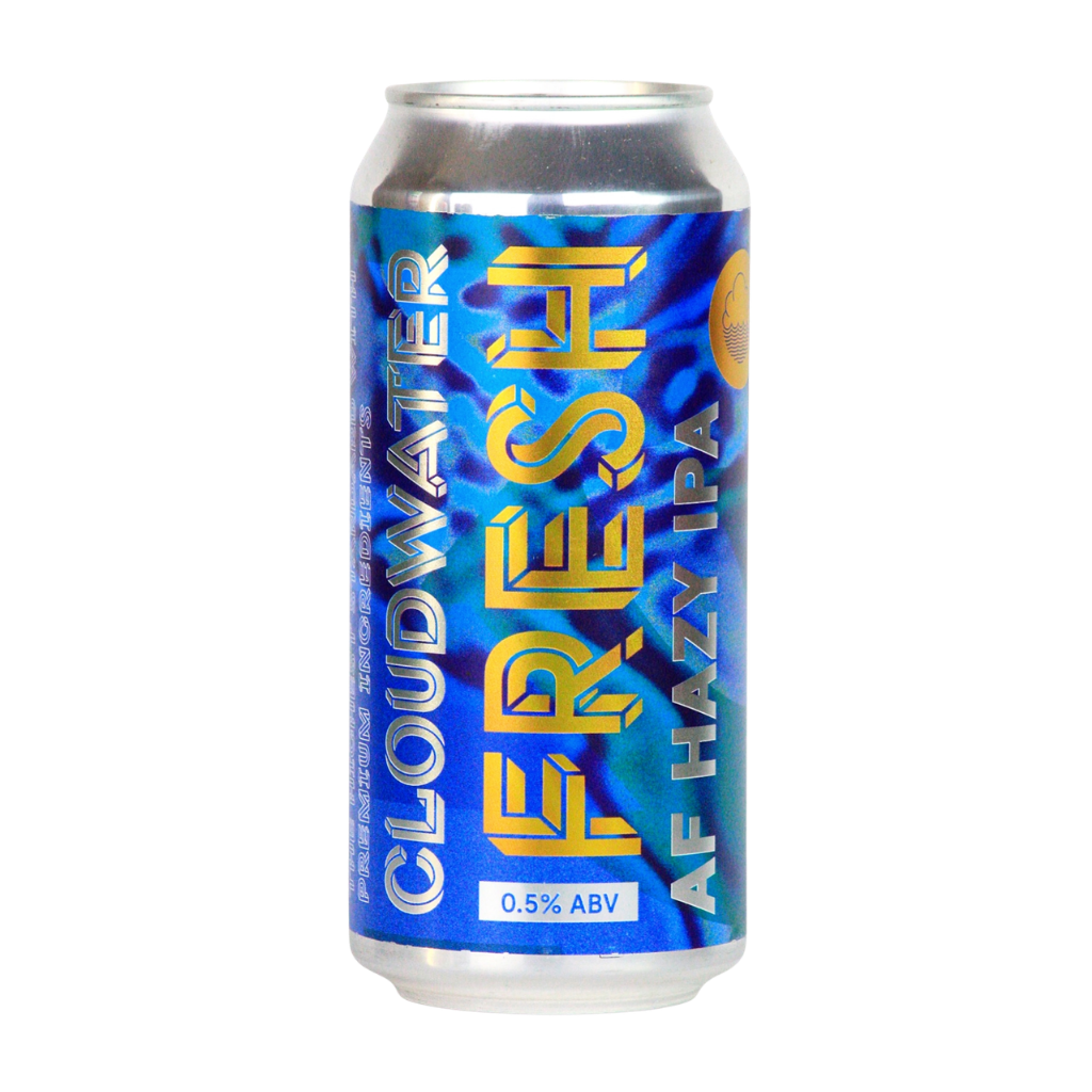 Cloudwater Fresh AF alcohol free hazy IPA in a 440ml can