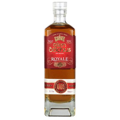 Glen Dochus Royale Deluxe 0.0% alcohol free whisky alternative in a 700ml bottle