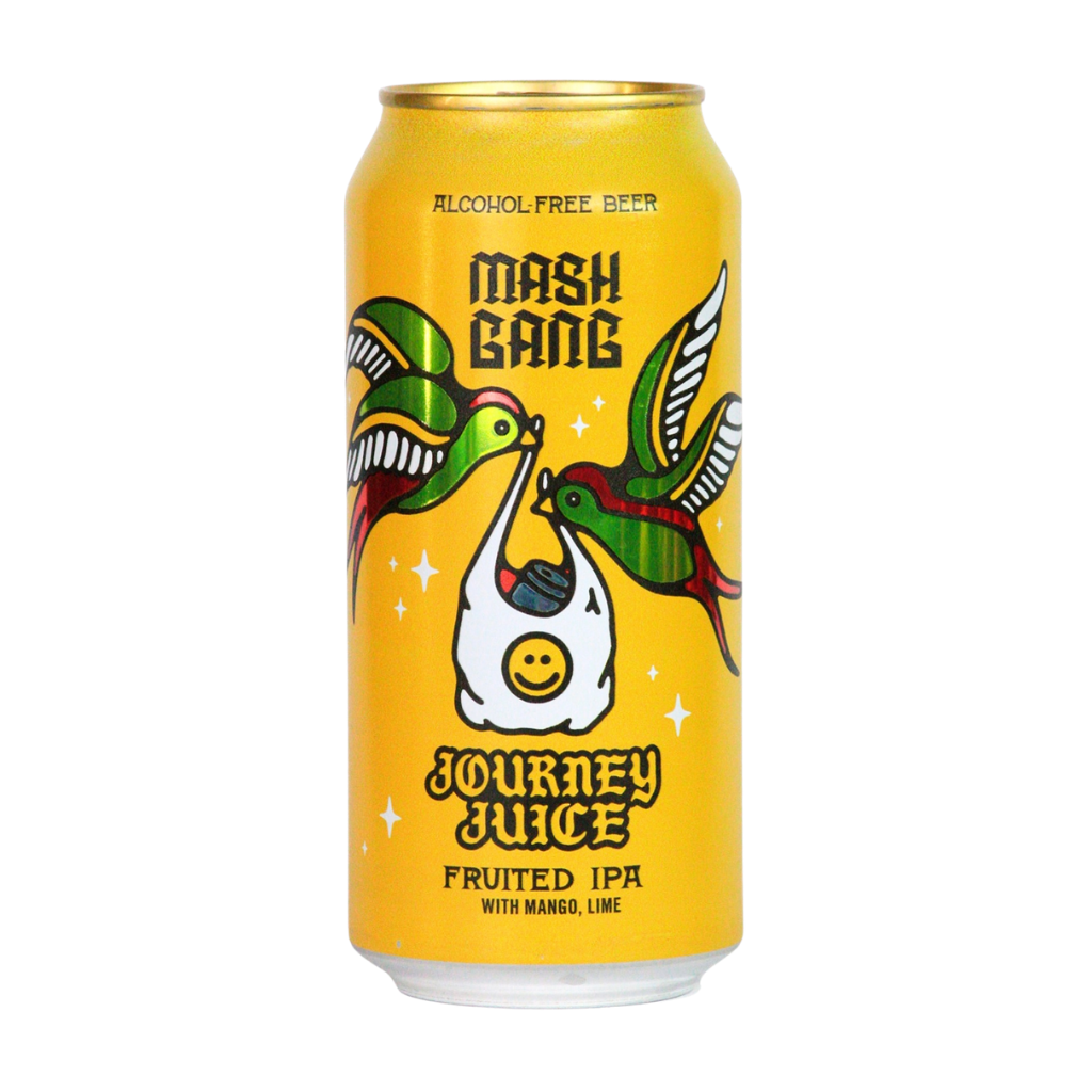 Mash Gang Journey Juice alcohol free fruited IPA in a 440ml can