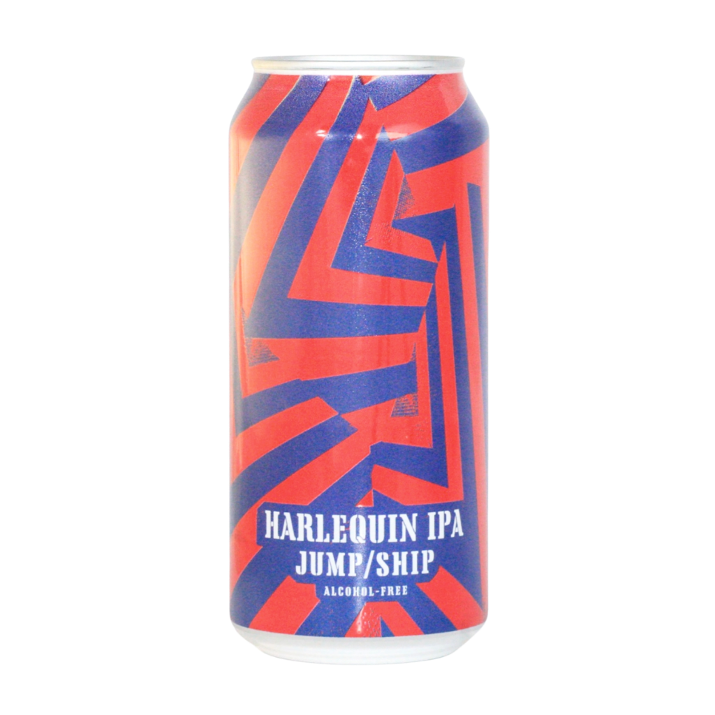 Jump Ship Harlequin alcohol free IPA in a 440ml can