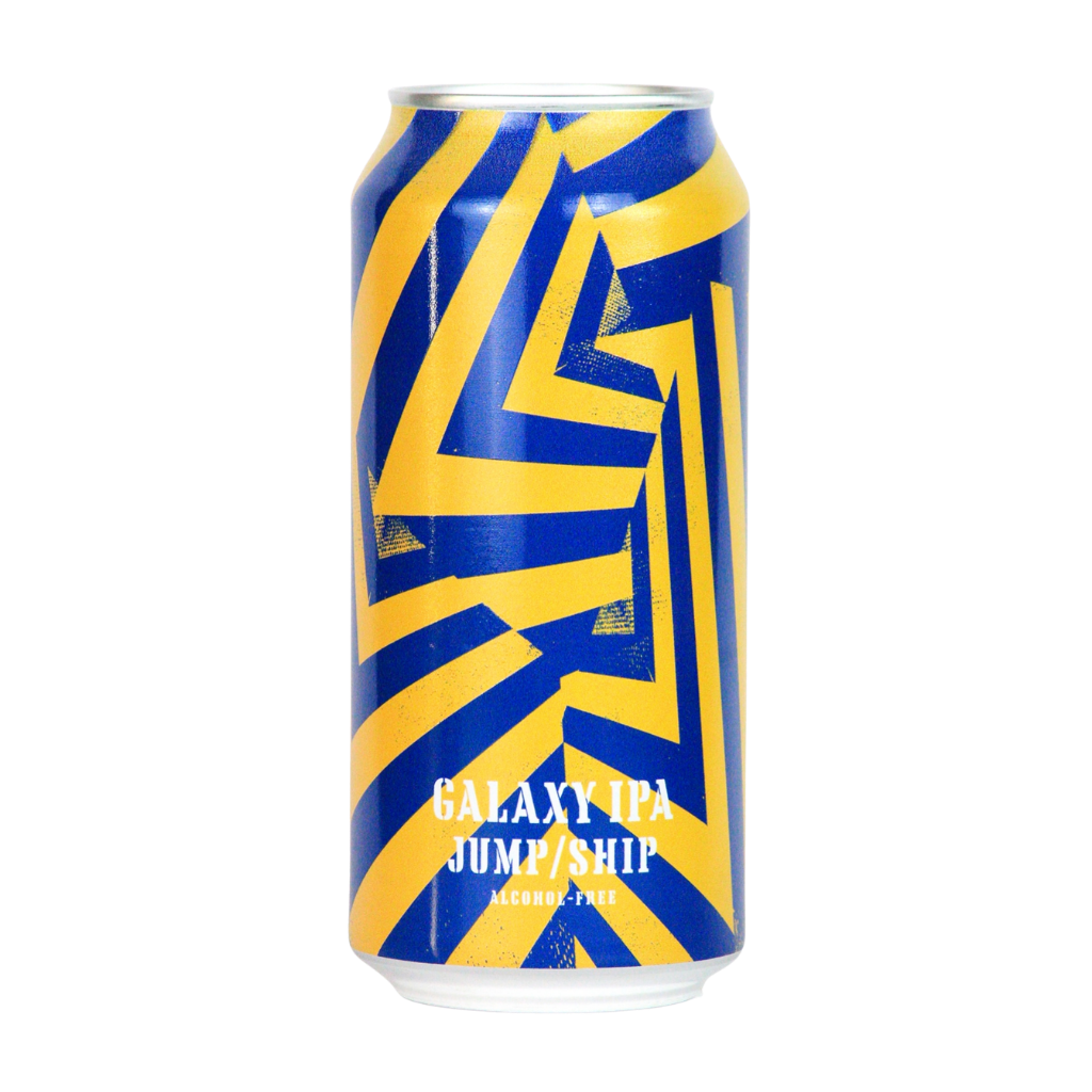 Jump Ship Dazzle Ship Galaxy alcohol free IPA in a 440ml can