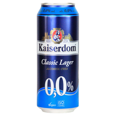 Kaiserdom 0.0% alcohol free lager in a 500ml can