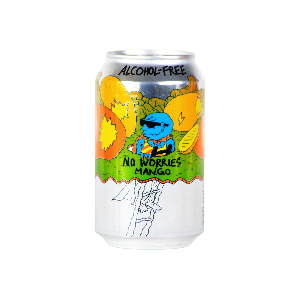 Lervig No Worries Mango alcohol free IPA in a 330ml can