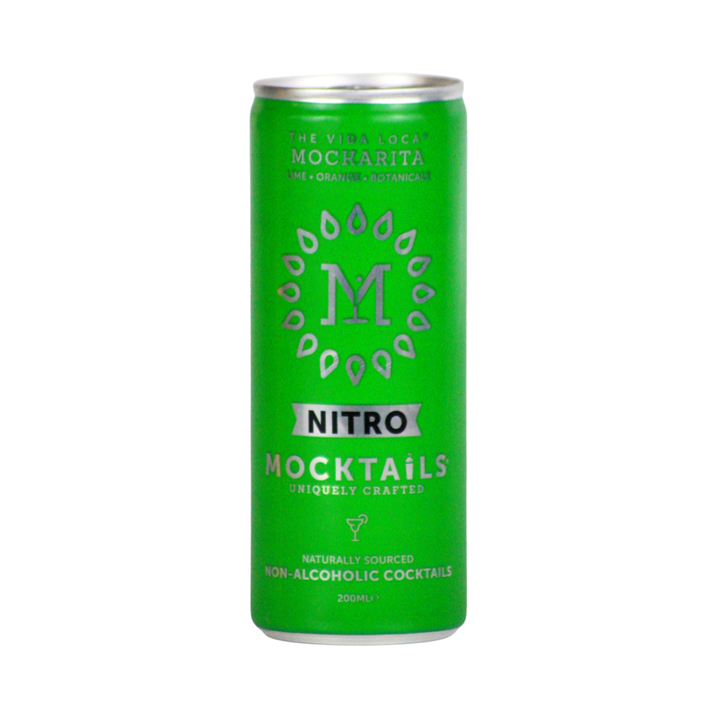 Mocktails Mockarita alcohol free Margarita cocktail in a can