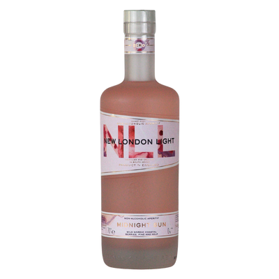 New London Light Midnight Sun 0% alcohol free aperitif in a 70cl bottle