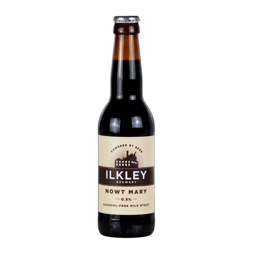 Ilkley Brewery Nowt Mary alcohol free milk stout in a 330ml bottle