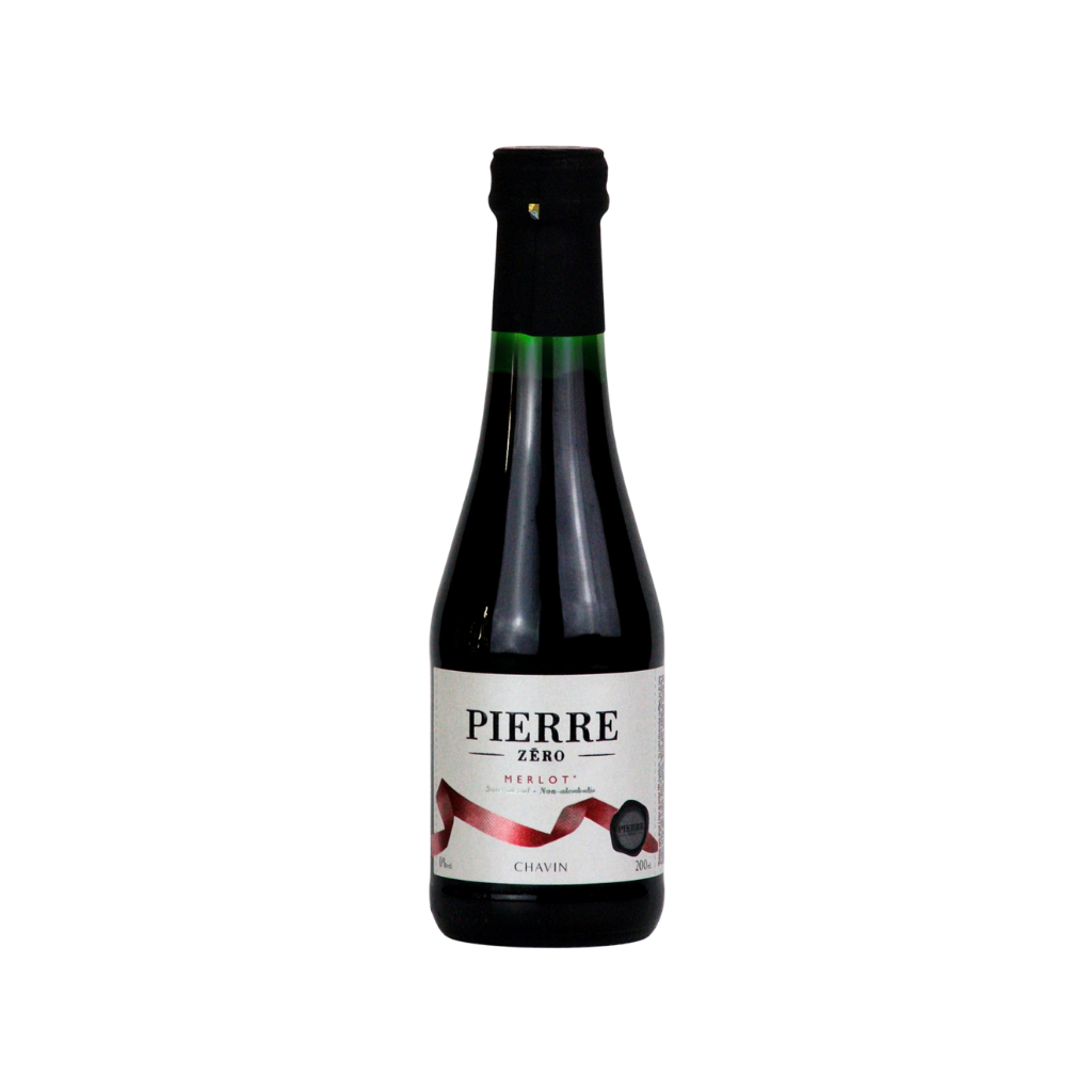 Pierre Zéro Merlot 0.0% alcohol free red wine in a 20cl bottle
