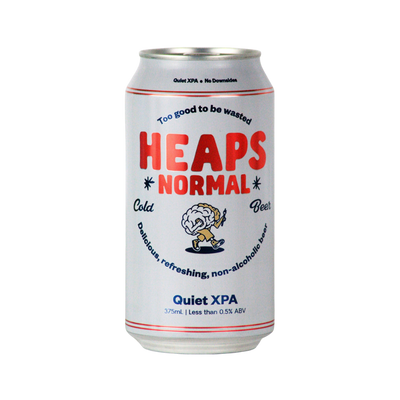 Heaps Normal Quiet alcohol free XPA in a 375ml can