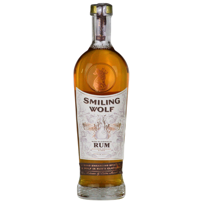 Smiling Wolf Spiced alcohol free rum alternative in a 70cl bottle