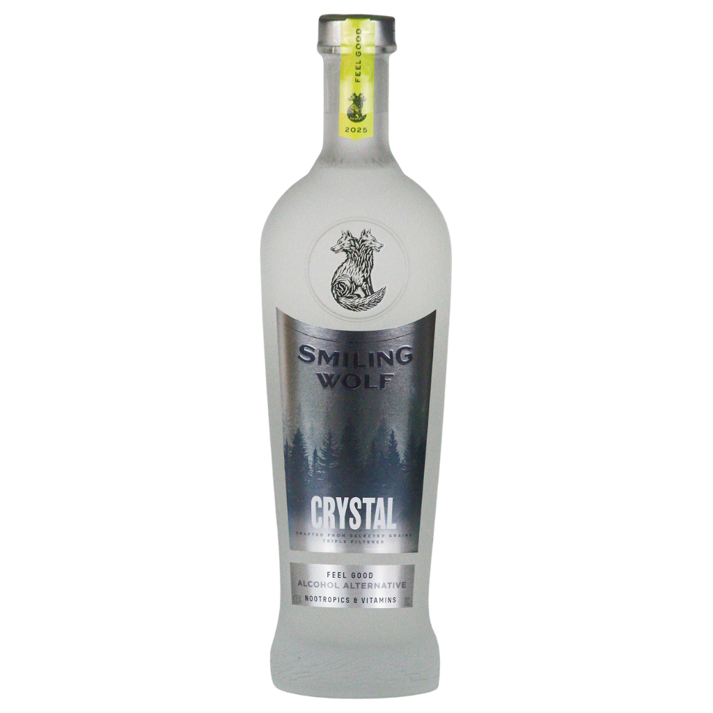 Smiling Wolf Crystal alcohol free vodka alternative in a 70cl bottle