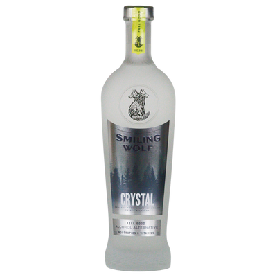 Smiling Wolf Crystal alcohol free vodka alternative in a 70cl bottle