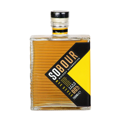 Sobour Rye Style 0.0% alcohol free bourbon alternative in a 700ml bottle