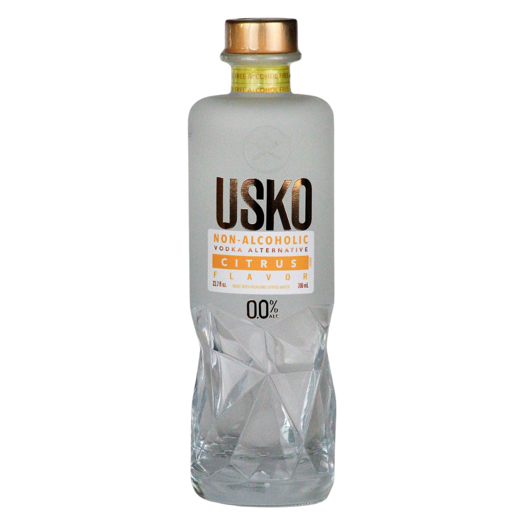 USKO Citrus 0.0% alcohol free vodka alternative in a 700ml bottle