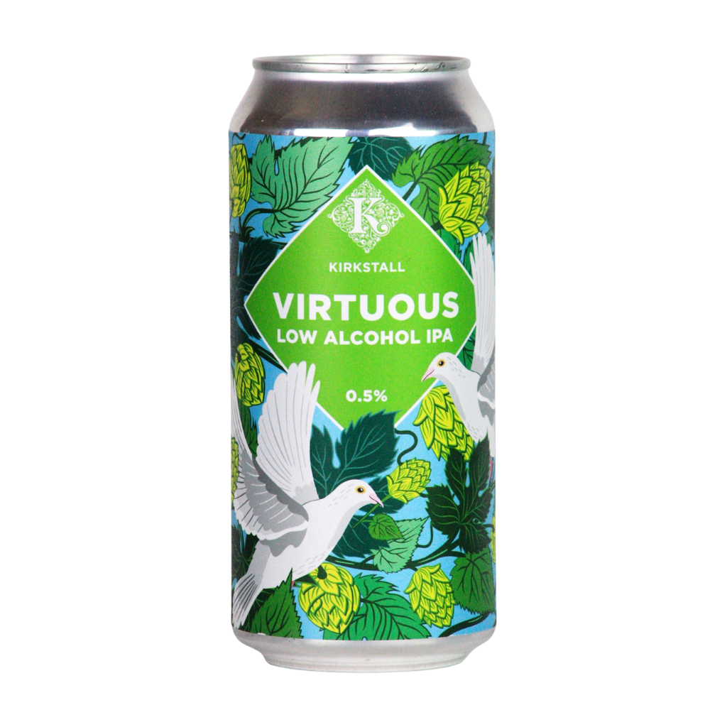 Kirkstall Brewery Virtuous alcohol free IPA in a 440ml can