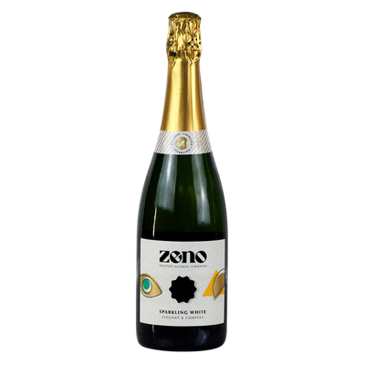 ZENO alcohol-liberated sparkling white wine in a 75cl bottle