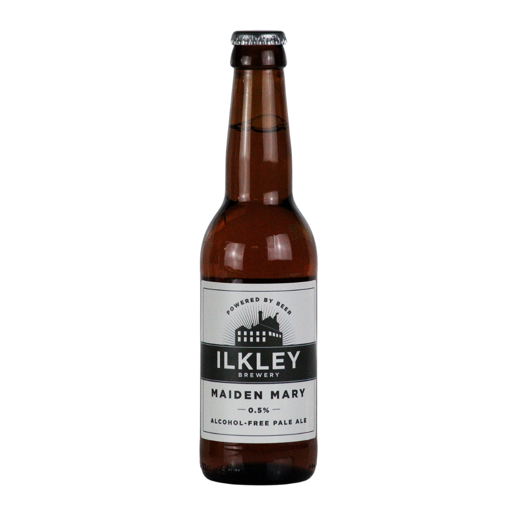 Ilkley Brewery Maiden Mary alcohol free pale ale in a 330ml bottle