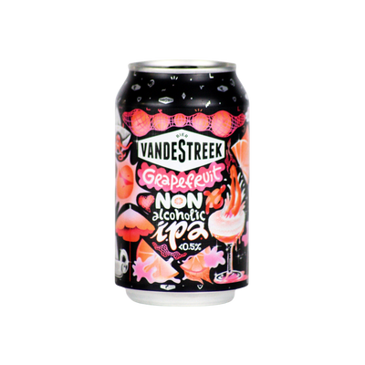 vandeStreek Grapefruit alcohol free IPA in a 330ml can