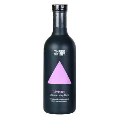 Three Spirit Livener alcohol free spirit in a 50cl bottle