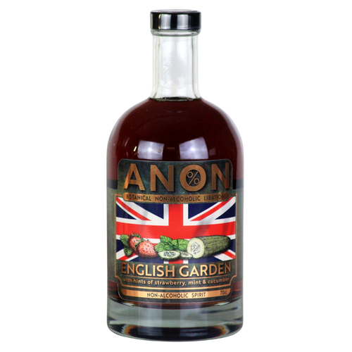 ANON English Garden alcohol free summer cup in a 70cl bottle