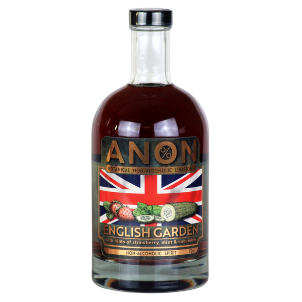 ANON English Garden alcohol free summer cup in a 70cl bottle
