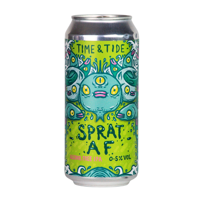 Time & Tide Brewing Sprat AF alcohol free IPA in a 440ml can