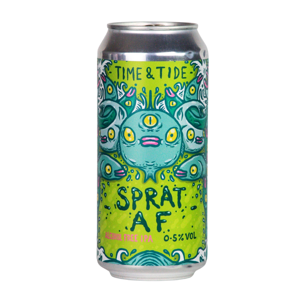 Time & Tide Brewing Sprat AF alcohol free IPA in a 440ml can