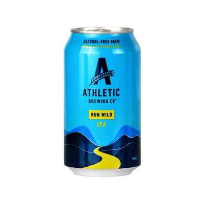 Athletic Run Wild alcohol free IPA in a 355ml can