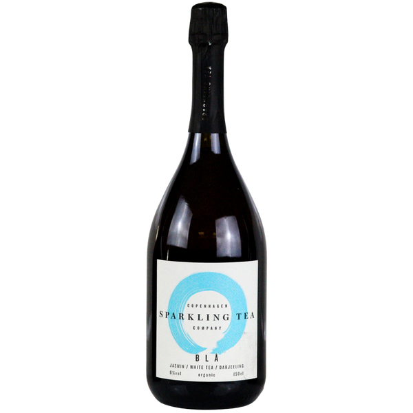 Copenhagen Sparkling Tea BLÅ (blue) alcohol free sparkling tea in a 150cl magnum bottle