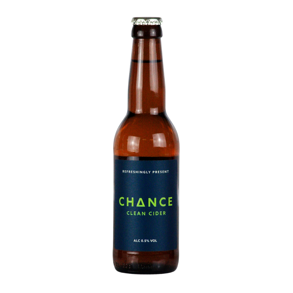 Chance Clean alcohol free apple cider in a 330ml bottle