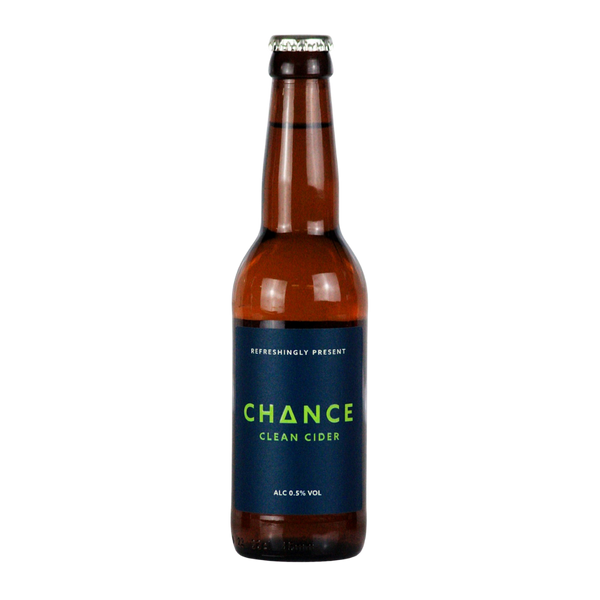 Chance Clean alcohol free apple cider in a 330ml bottle