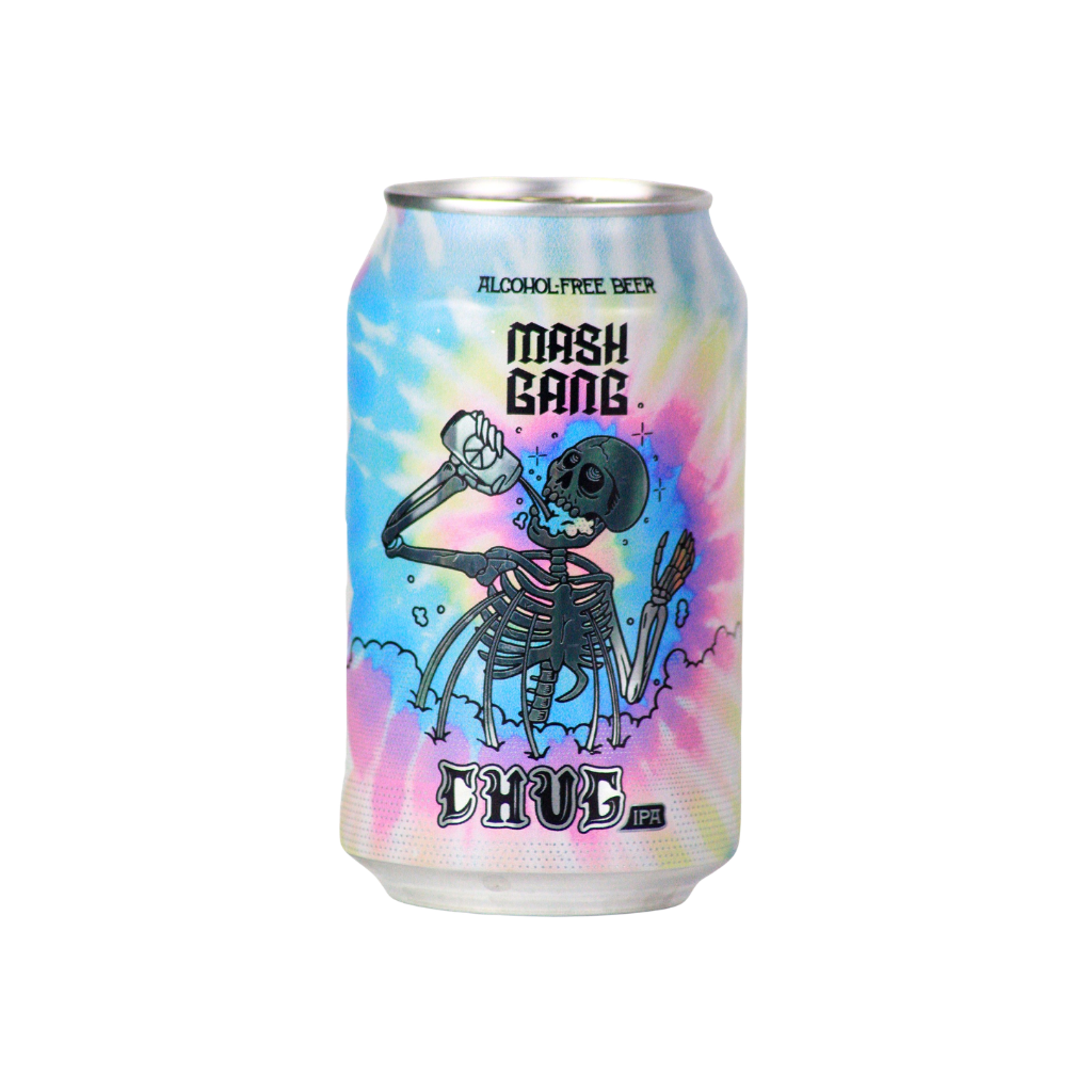 Mash Gang Chug alcohol free hazy pale ale in a 330ml can