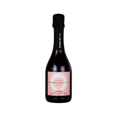 Copenhagen Sparkling Tea LYSERØD (light red) alcohol free sparkling tea in a 37.5cl bottle