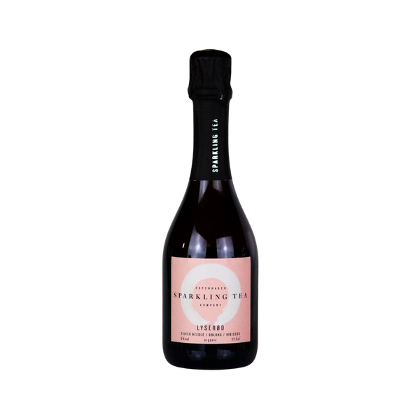 Copenhagen Sparkling Tea LYSERØD (light red) alcohol free sparkling tea in a 37.5cl bottle