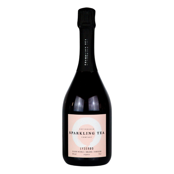 Copenhagen Sparkling Tea LYSERØD (light red) alcohol free sparkling tea in a 75cl bottle