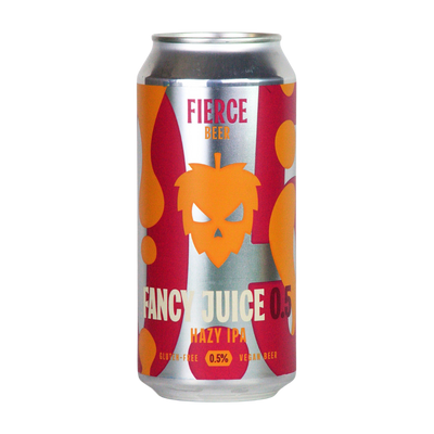 Fierce Beer Fancy Juice alcohol free hazy IPA in a 440ml can