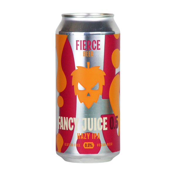 Fierce Beer Fancy Juice alcohol free hazy IPA in a 440ml can