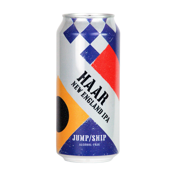 Jump Ship HAAR alcohol free New England IPA in a 440ml can