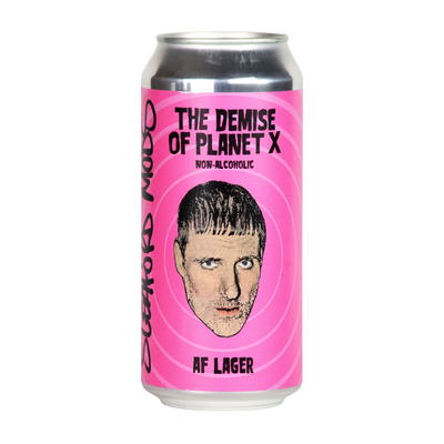 Ilkley Brewery x Sleaford Mods alcohol free lager in a 440ml can