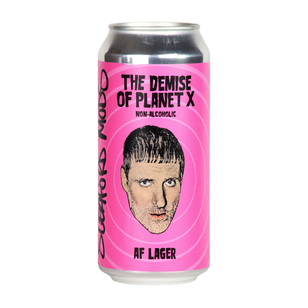 Ilkley Brewery x Sleaford Mods alcohol free lager in a 440ml can