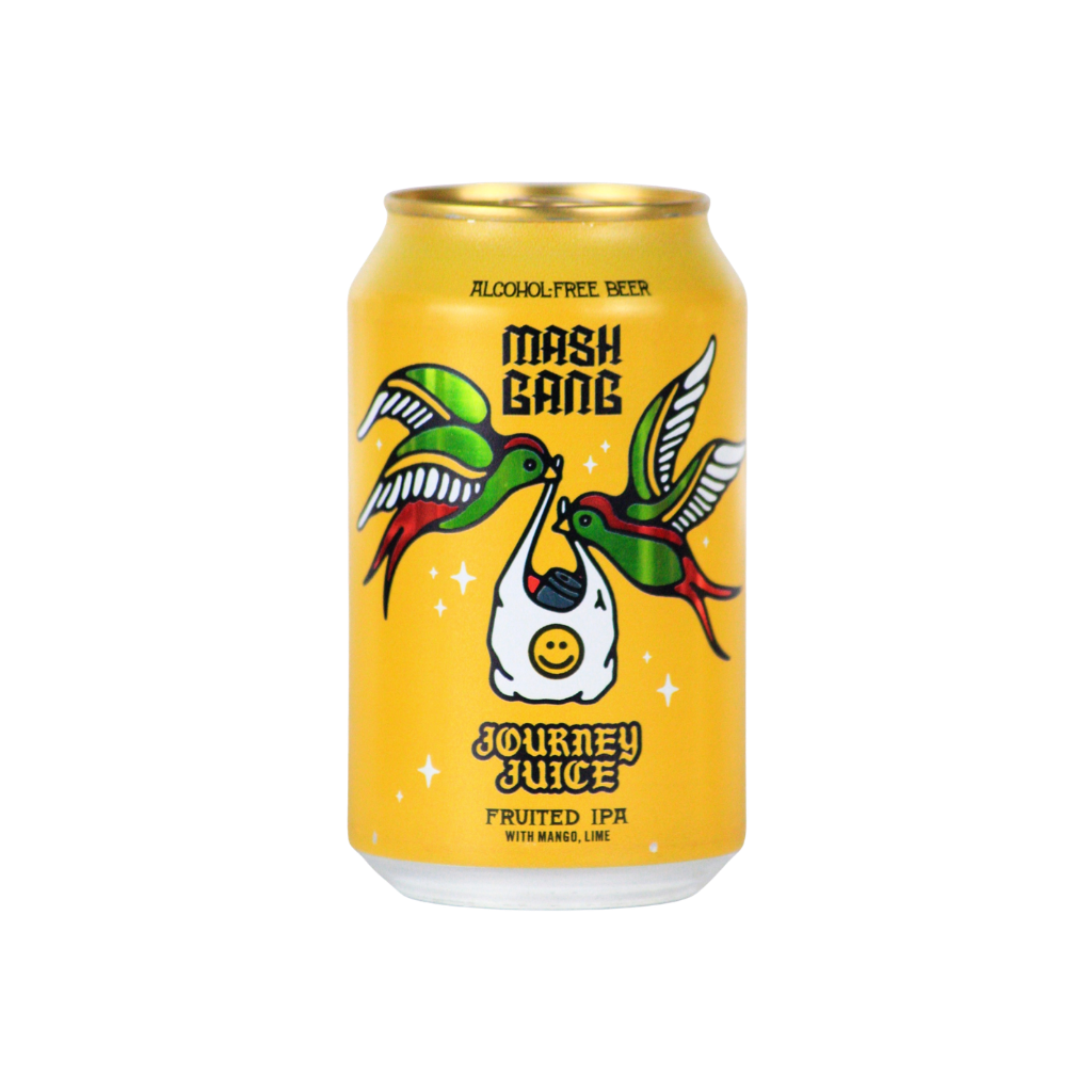 Mash Gang Journey Juice alcohol free fruited IPA in a 330ml can