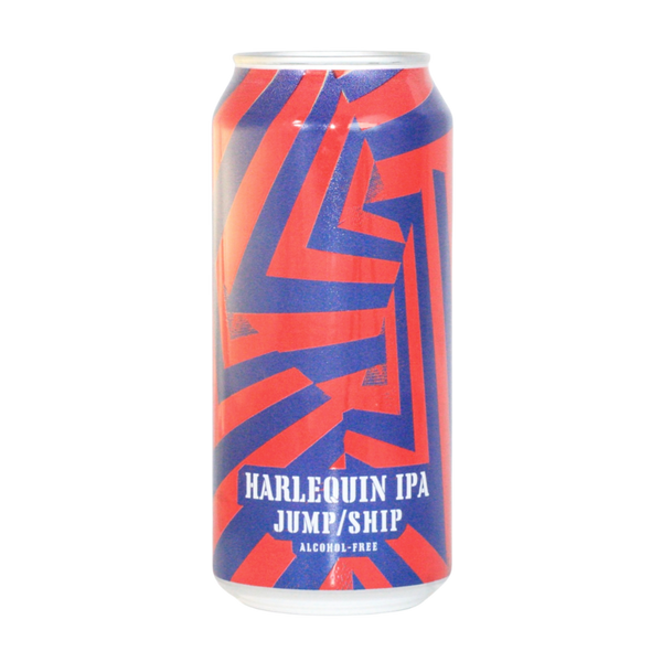 Jump Ship Harlequin alcohol free IPA in a 440ml can