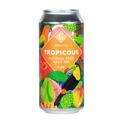 Kirkstall Brewery Tropicous alcohol free hazy IPA in a 440ml can
