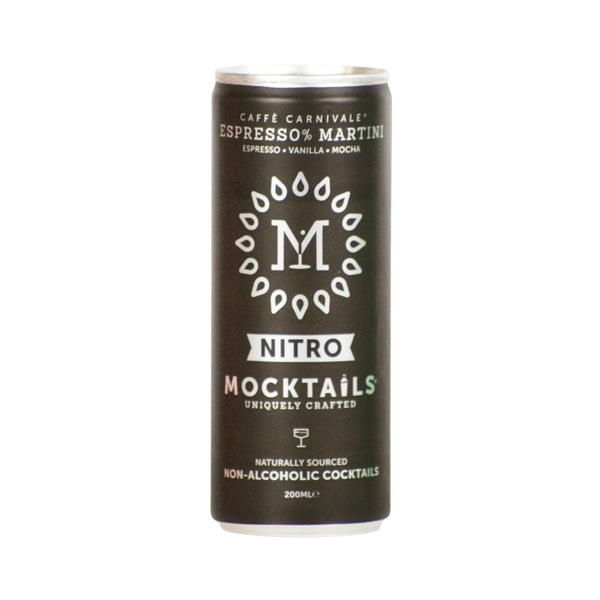 Mocktails Espress0% Martini alcohol free cocktail in a can