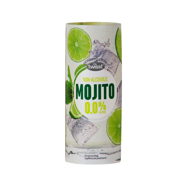 Twisst 0.0% alcohol free mojito cocktail in a can