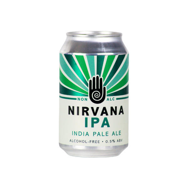 Nirvana alcohol free IPA in a 330ml can