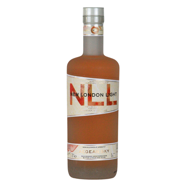 New London Light Aegean Sky 0% alcohol free aperitif in a 70cl bottle