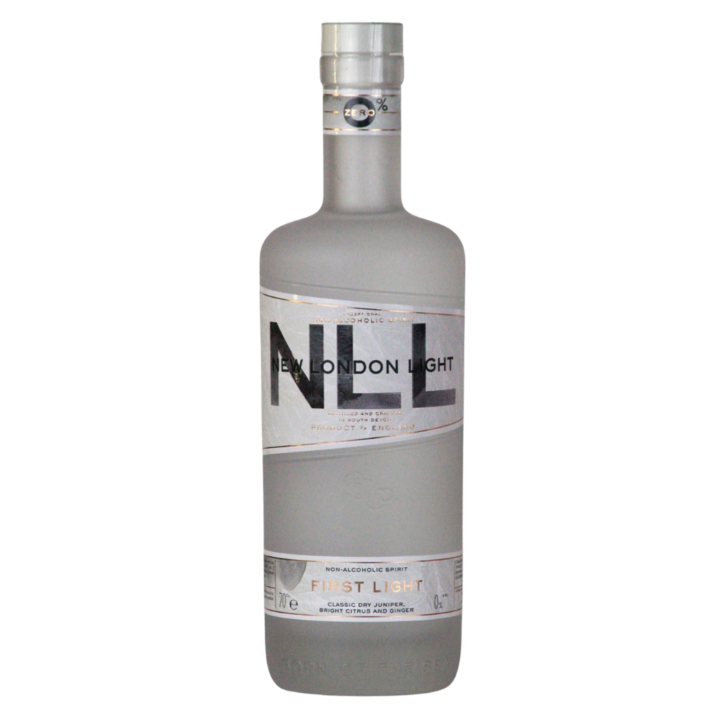 New London Light First Light 0% alcohol free gin alternative in a 70cl bottle